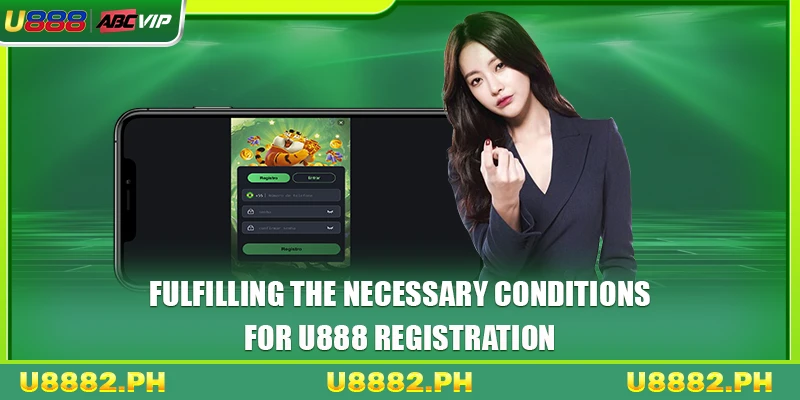 Fulfilling the necessary conditions for U888 registration