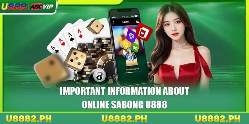 Online Sabong U888 2 Important information about online Sabong U888