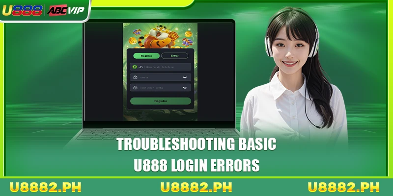 Troubleshooting basic U888 login errors